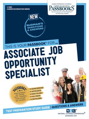 cover image of Associate Job Opportunity Specialist